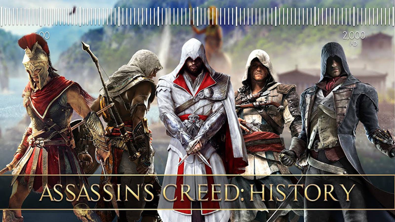 Games with the longest timeline: Assassin's Creed