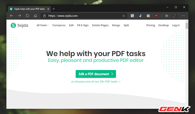 Biên tập nhanh tập tin PDF không cần đến phần mềm chuyên dụng