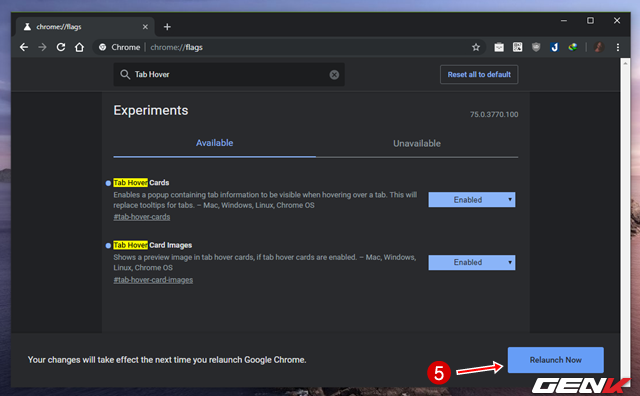 Cách kích hoạt tính năng Tab Preview trên Google Chrome