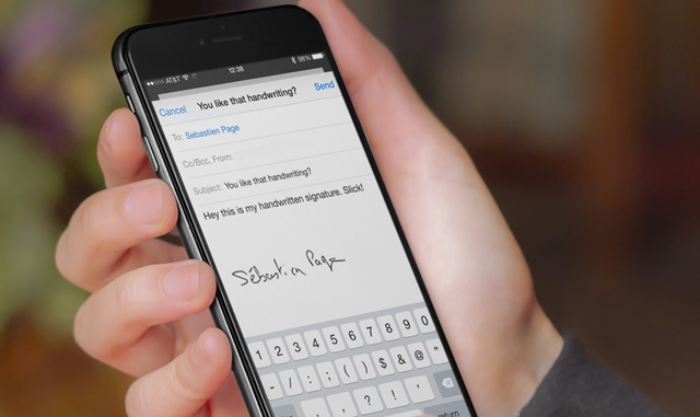 How to create personal signature extremely fast on the iPhone to sign the papers as needed