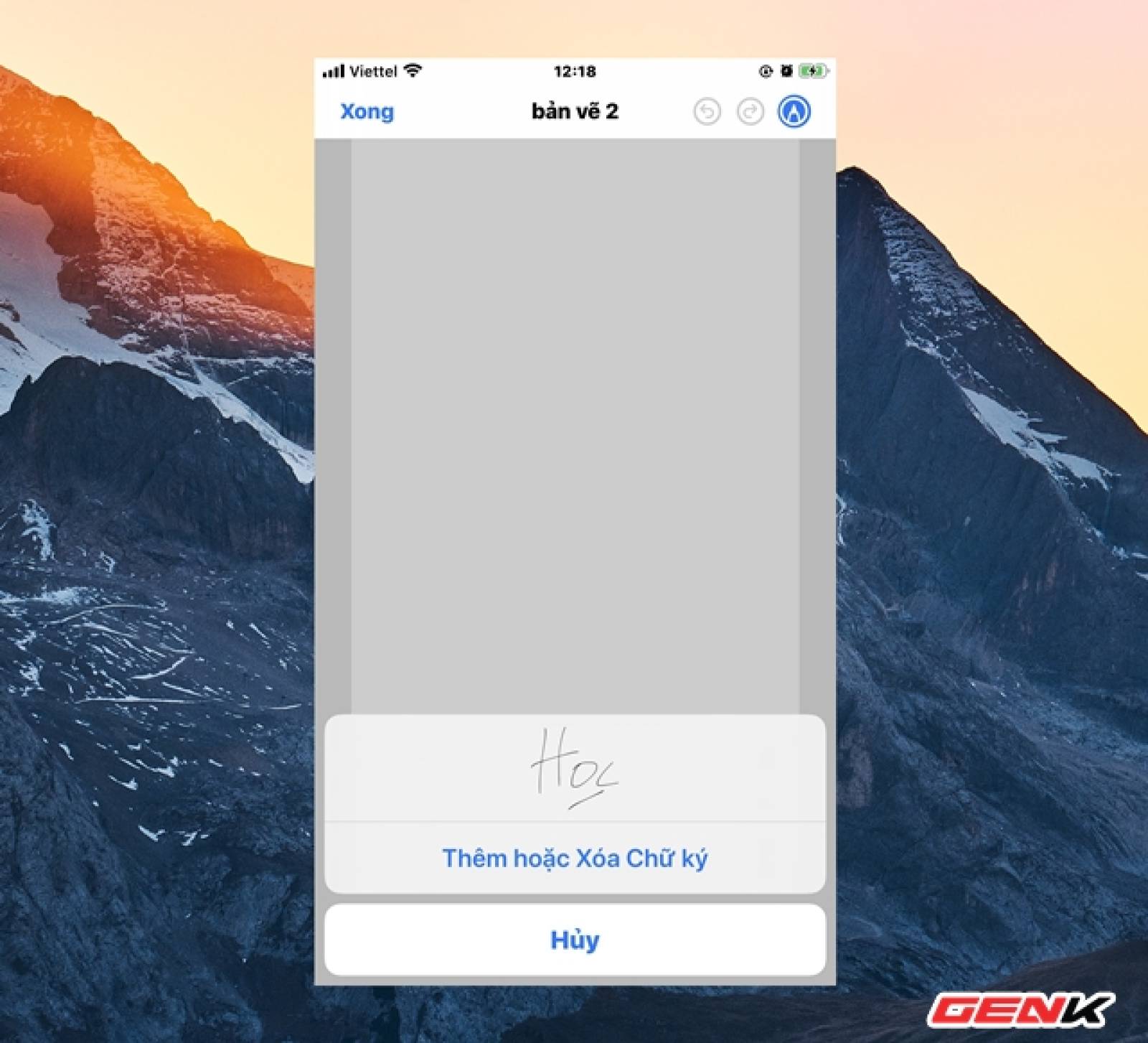 Cách tạo chữ ký cá nhân cực nhanh trên iPhone để ký các giấy tờ khi cần thiết