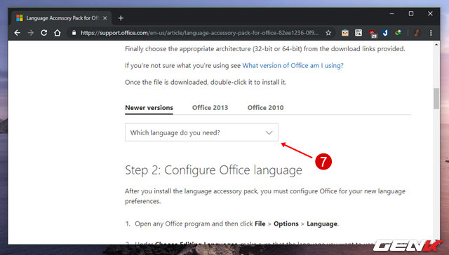 Cách thay đổi ngôn ngữ hiển thị của Microsoft Office 2019