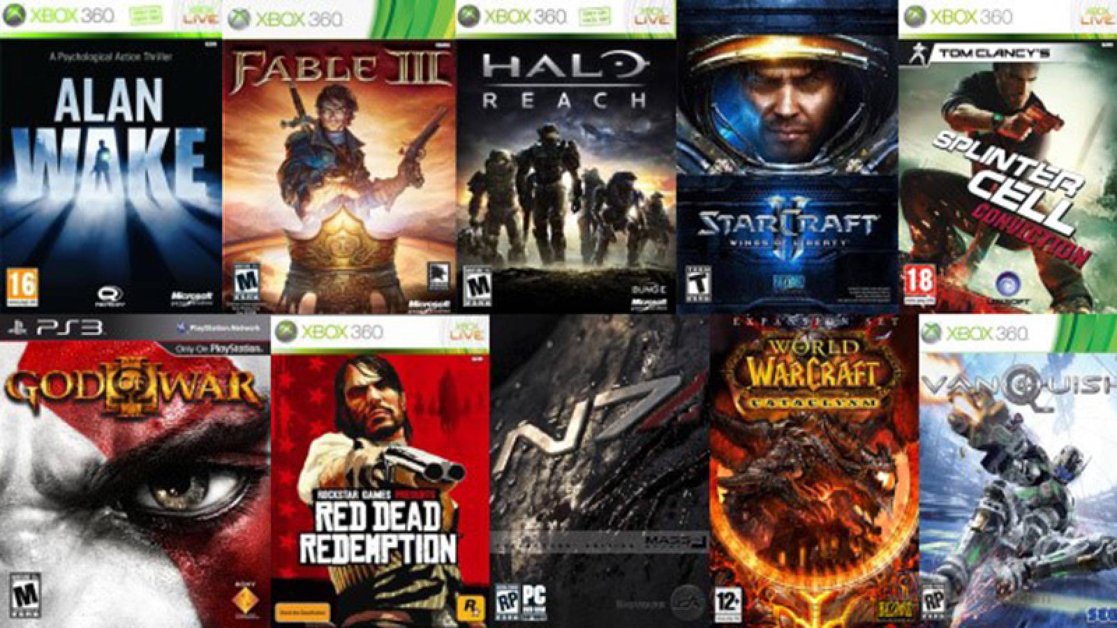 Ten years after launch, people still mention the following games