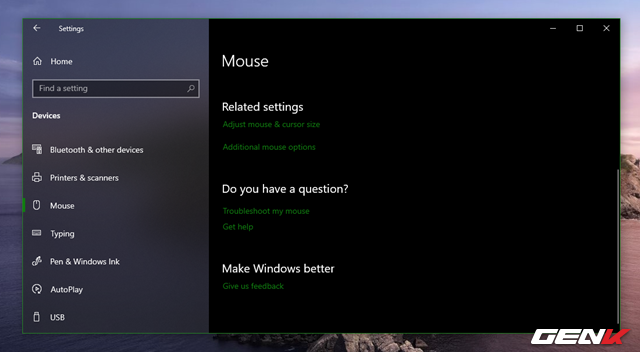 Gợi ý khắc phục các vấn đề về chuột trên Windows 10