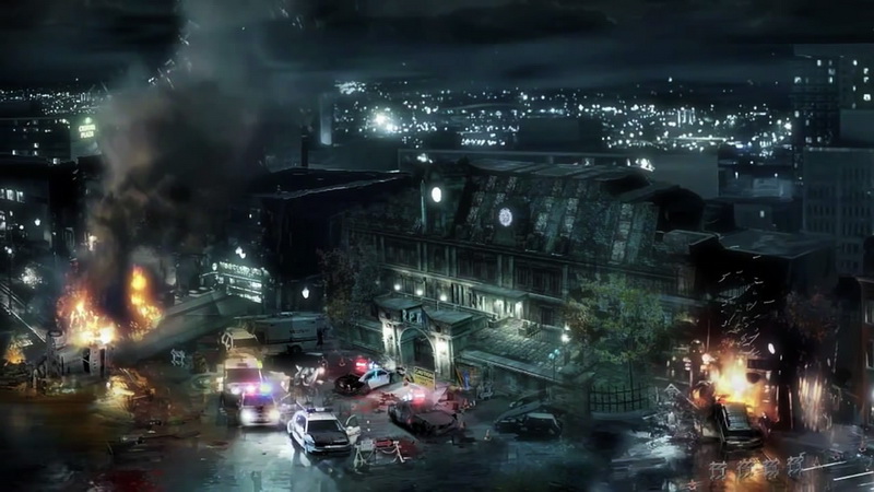 How was the Raccoon City Police Department in Resident Evil 2 created?