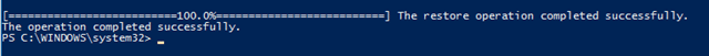 Kết quả quét DSIM trong Windows 10
