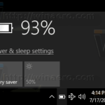 How to enable Battery Saver to Save Battery in Windows 10
