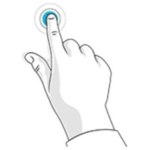 Touch screen gestures for Windows 10