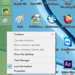 How to Drag the Taskbar back to its old location in Windows