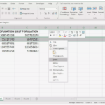 How to Add and Delete rows and columns in Excel quickly