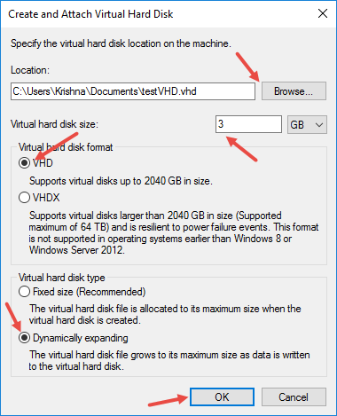 Create-vhd-windows-initial-vhd-settings