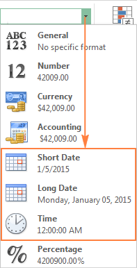 Áp dụng nhanh định dạng ngày tháng và thời gian mặc định trong Excel
