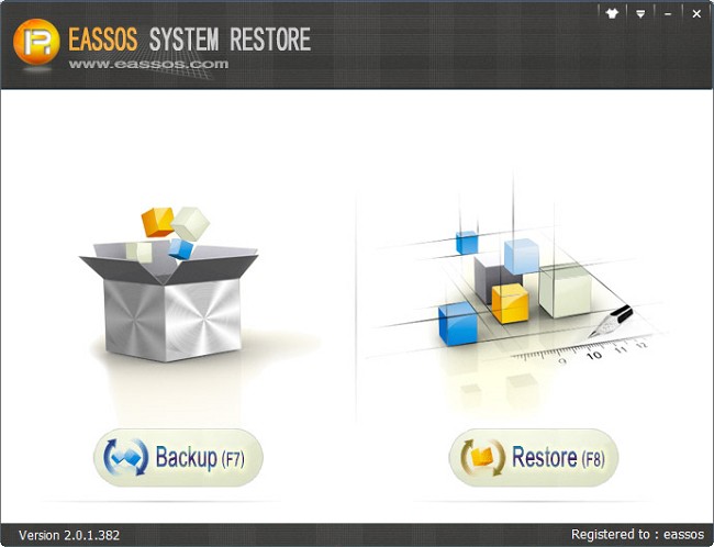 Easos System Restore phần mềm sao lưu