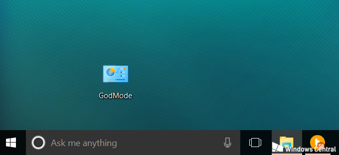 Bật chế độ GodMode trong Windows 10