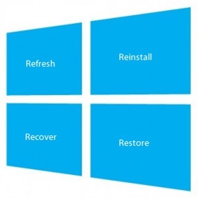 Làm mới, Cài đặt lại hoặc Khôi phục lại Windows 8