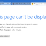 Error of unable to open Bing, MSN, Outlook or other Microsoft website in Windows 10