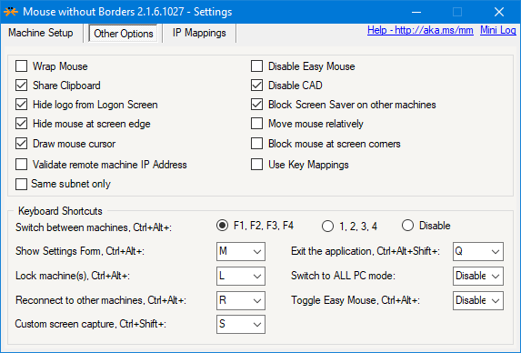 Mouse-without-borders-settings-window