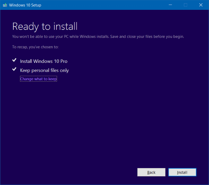 Cài đặt lại Windows 10 mà không mất dữ liệu Bước 14