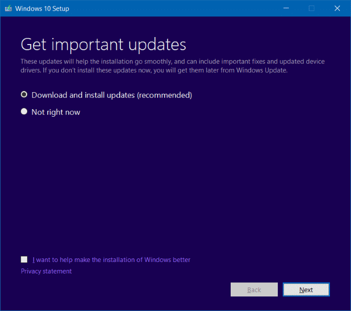 Cài đặt lại Windows 10 mà không mất dữ liệu Bước 6
