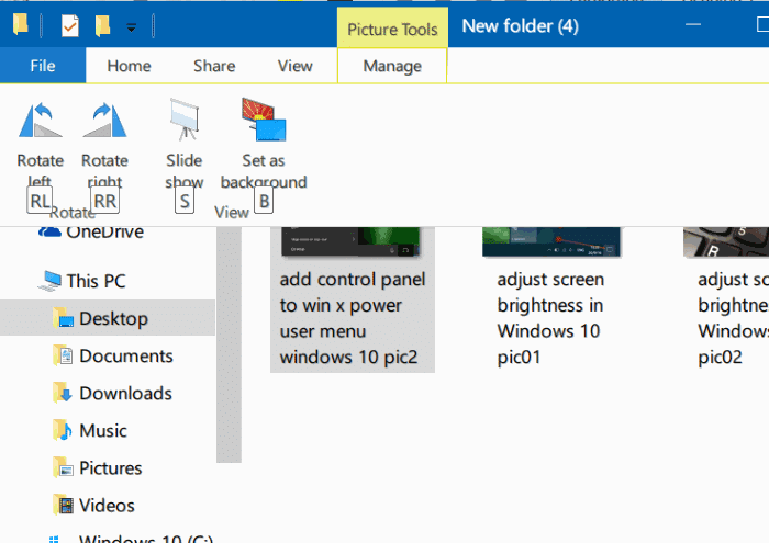 Xoay hình ảnh trong Windows Explorer 10 thám hiểm tập tin pic2