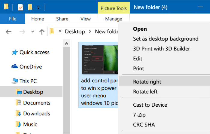Xoay hình ảnh trong Windows Explorer 10 thám hiểm pic3