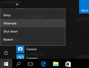 Thêm Hibernate vào Start Menu trong Windows 10