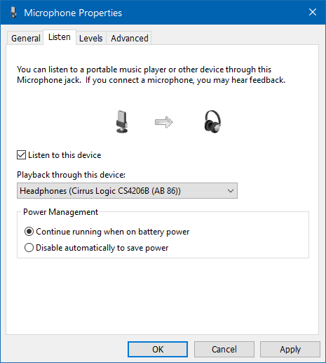 Sử dụng loa và tai nghe đồng thời trong Windows 10 step6