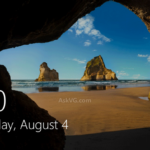 Fix Lock Screen error showing black background in Windows 10