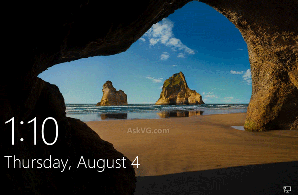 Sửa lỗi Lock Screen Hiển thị nền đen trong Windows 10