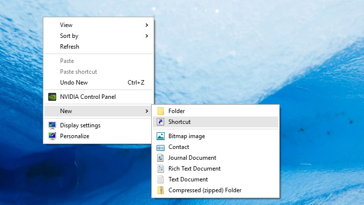 Tao Shortcut Control Panel Windows 10