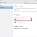 Change the system language on all Windows 10 computers