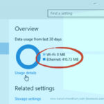 Track and control your data usage in Windows 10