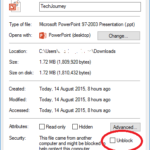 PowerPoint presentations cannot be opened in Windows 10