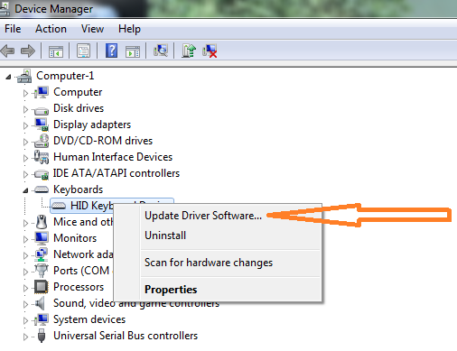 Gỡ bỏ, Vô hiệu hoá, Lùi lại, Cập nhật trình điều khiển thiết bị trong Windows 10/8/7