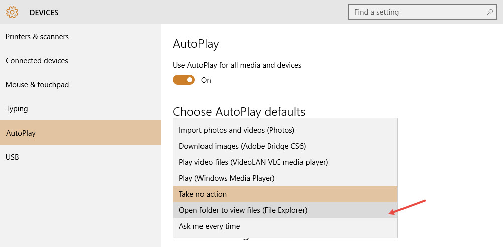 Win10-autoplay-settings-chọn-autoplay-tùy chọn