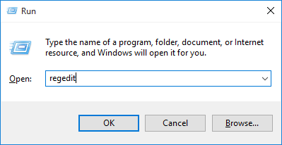 Windows-defender-run-regedit