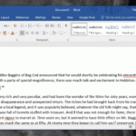 How to Delete horizontal lines in Word